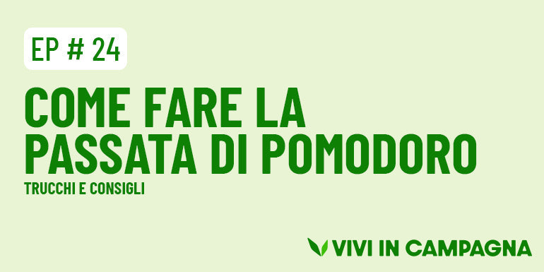 Come fare la passata di pomodoro