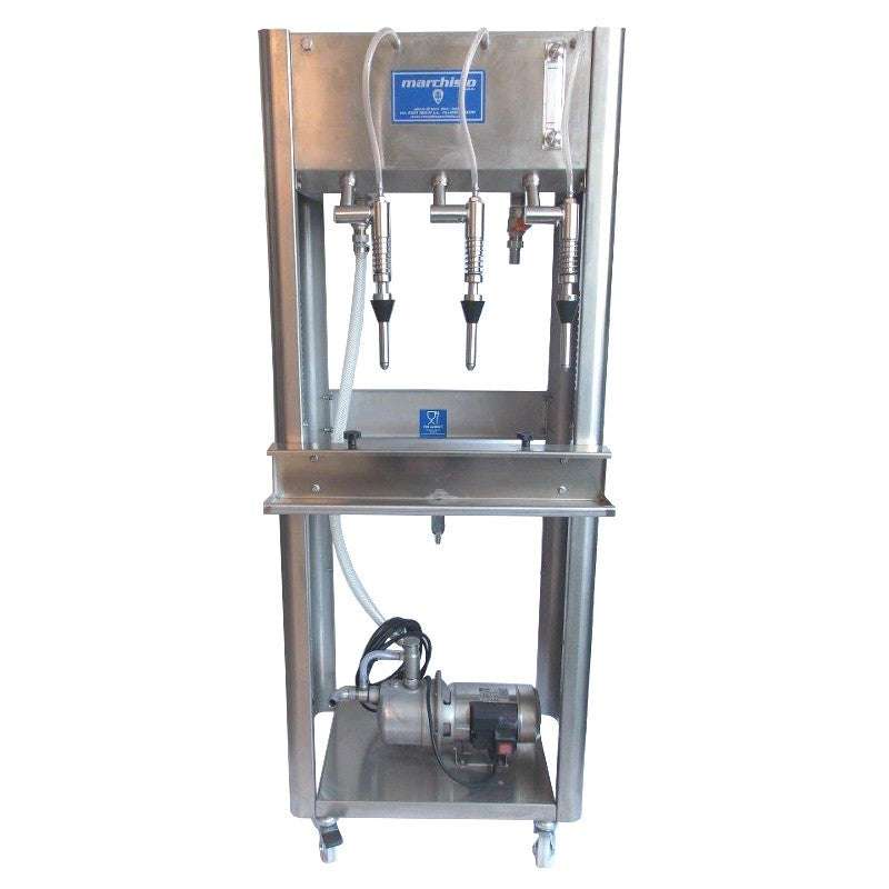 RIEMPITRICE INOX "UPPER" 2 SIFONI CON POMPA