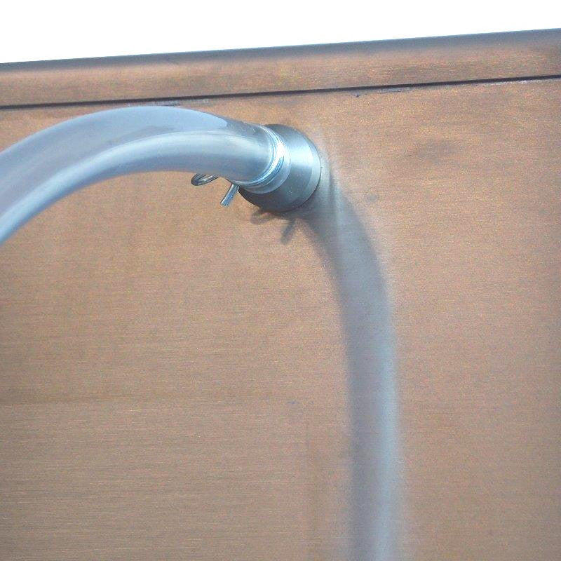 RIEMPITRICE INOX "EMPIFILTER" 2 SIFONI CON POMPA E FILTRO 10 PIASTRE