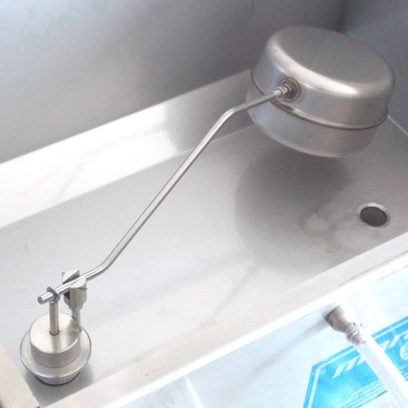RIEMPITRICE INOX "EMPIFILTER" 2 SIFONI CON POMPA E FILTRO 10 PIASTRE