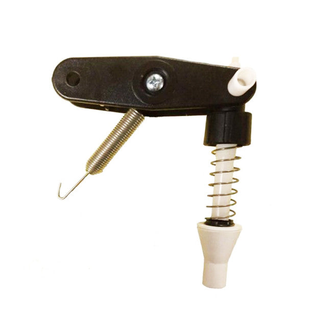 NOZZLE WITH SHOULDERS/RETRACTION SPRING