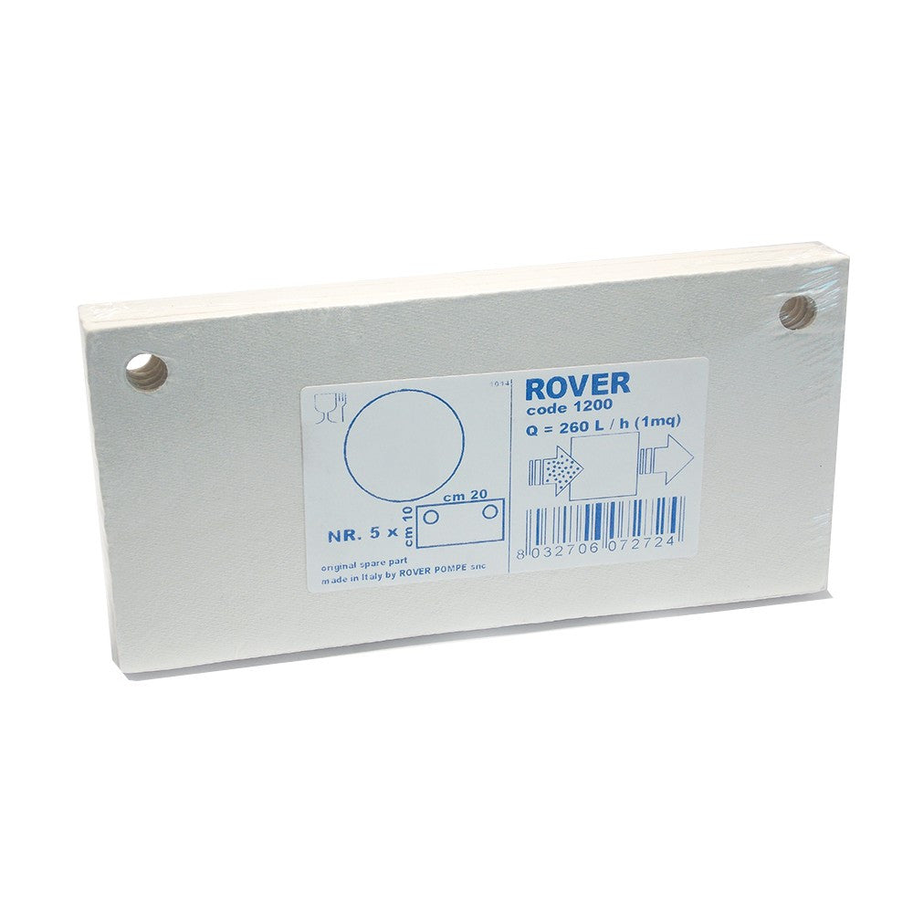 CARTONS FILTRANTS 20x10 ROVER 20 5pz