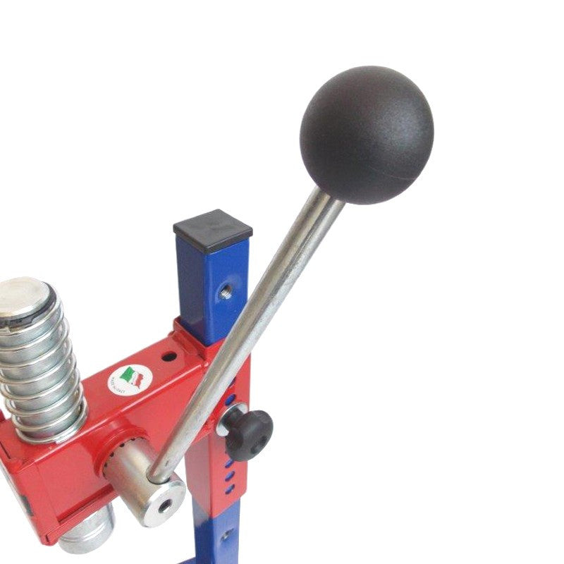 TAPPATRICE CAVALLETTO CORONA A 2 CAMPANE PER Diam.26-29 MOD "ACCIAIO"