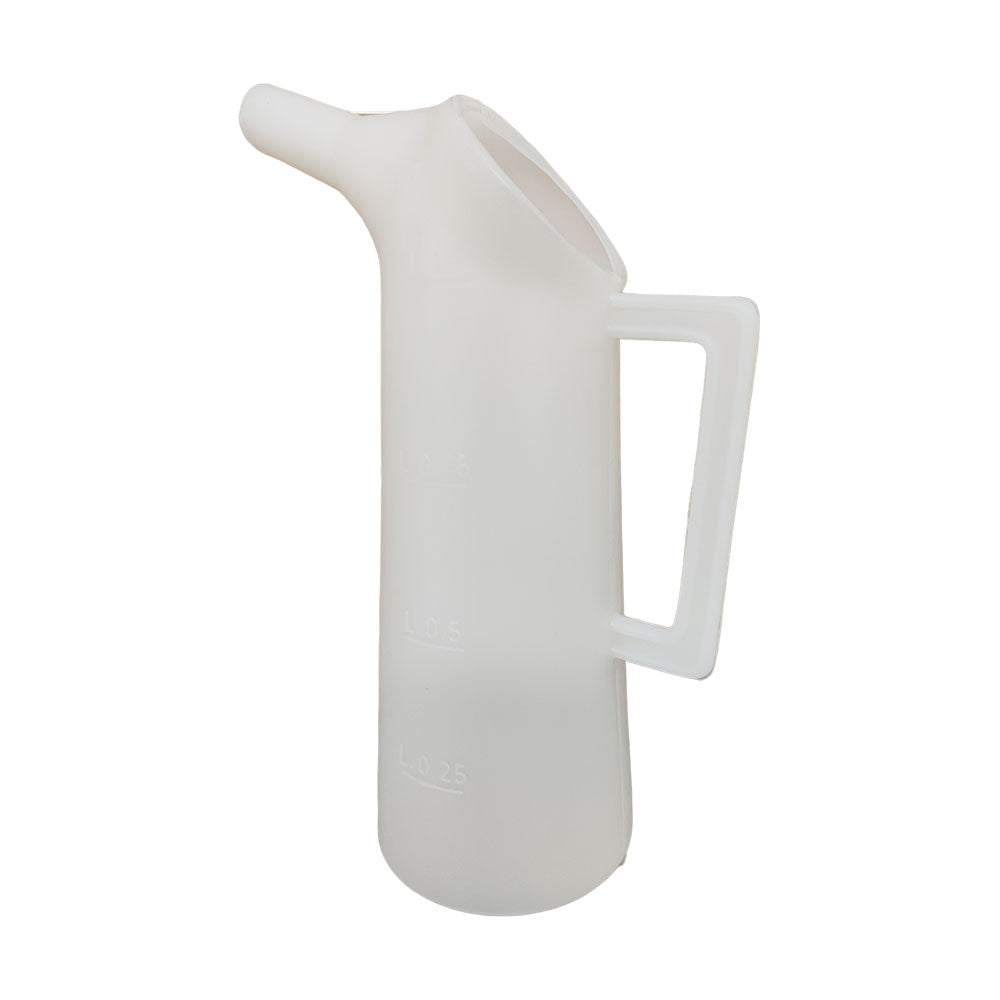 BROCCA GRADUATA PLASTICA CON VERSATORE Lt. 1