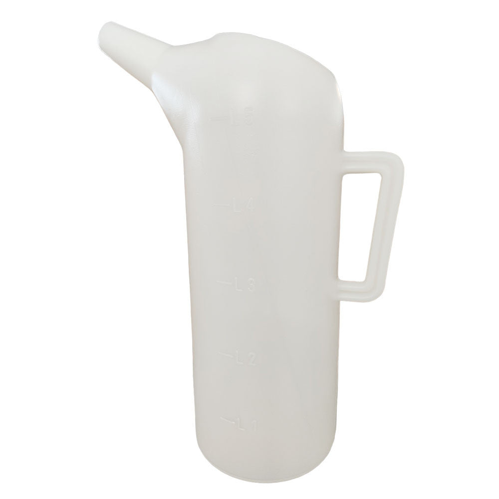 BROCCA GRADUATA PLASTICA CON VERSATORE Lt.  5