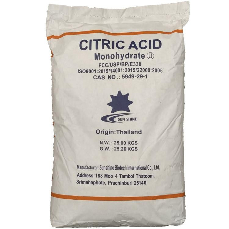 ACIDO CITRICO 25KG