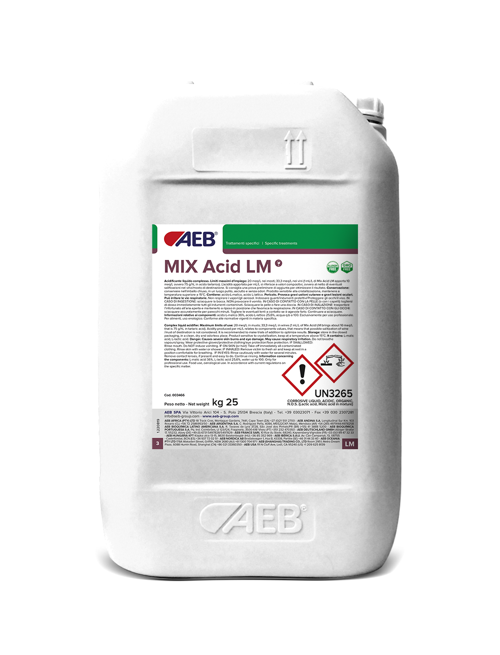MIXACID LM 5Kg Canisters