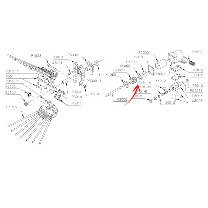 JOINTS V8 TITANIUM/TURBO (P3000)