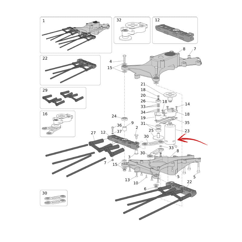 MOTORE COMPLETO KARBONIUM EVO (3250027)