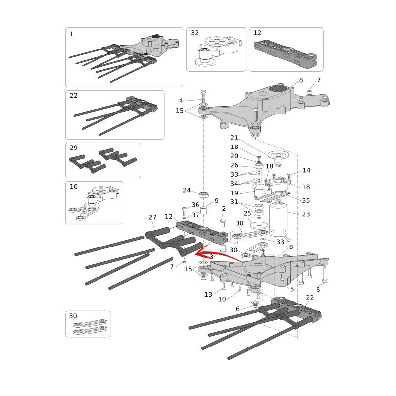 RENFORCEMENT BACCHETTA KARBONIUM EVO/KARBONIUM AIR/FALCON (5400236)