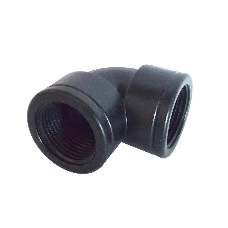 GOMITO PLASTICA NERO 3/4