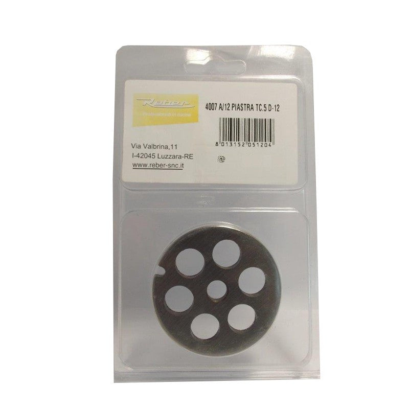 PIASTRA PER TC5 FORO 12MM REBER