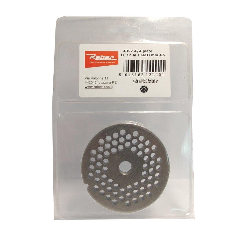 PIASTRA PER TC12 FORO 4.5MM REBER
