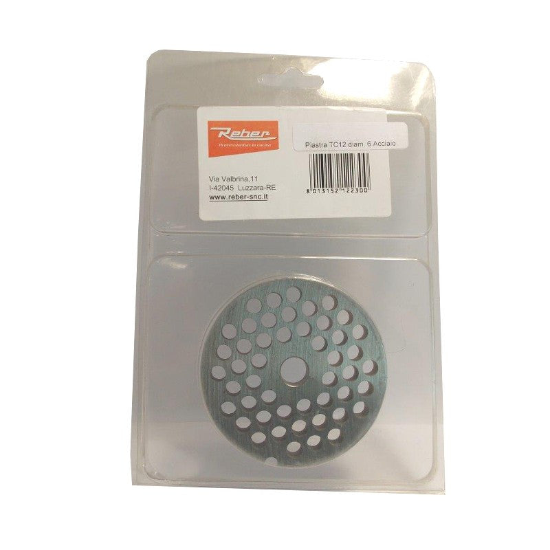 PIASTRA PER TC12 FORO 6MM REBER