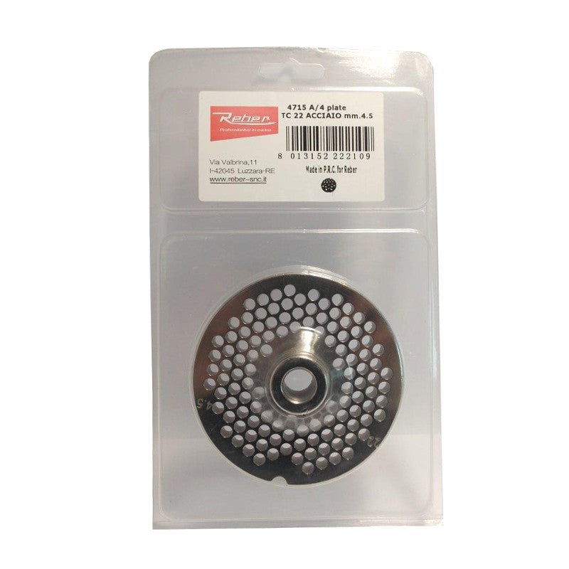 PIASTRA PER TC22 FORO 4.5MM REBER