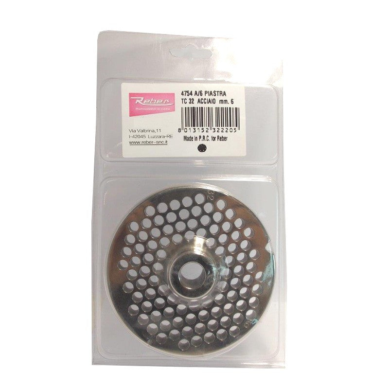 PIASTRA PER TC32 FORO 6MM REBER