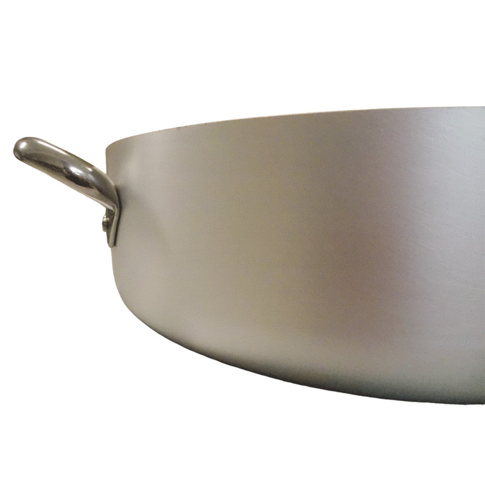 CASSERUOLA BASSA 2 MANICI CM 32 SPESSORE 3 MM