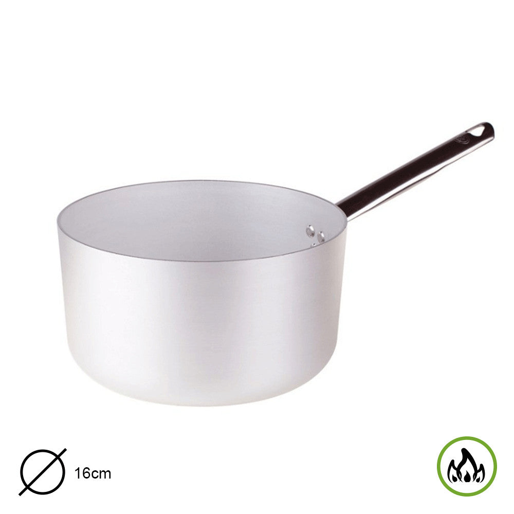 CASSERUOLA ALTA 1 MANICO CM 16 SPESSORE 3 MM