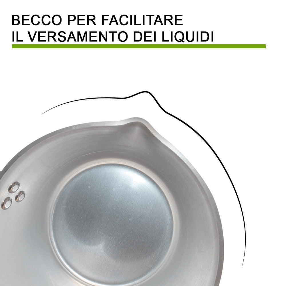 CASSERUOLA CONICA 1 MANICO Diam. 20