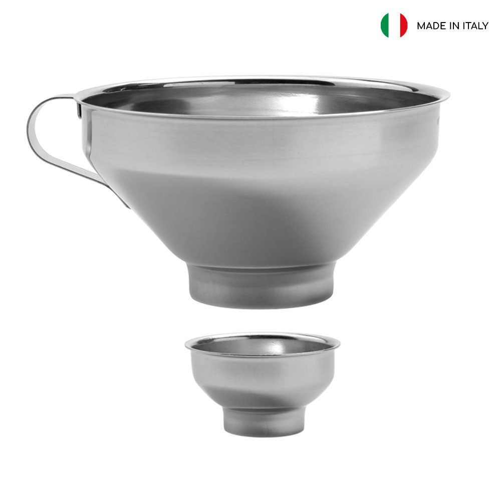STAINLESS STEEL FUNNEL 18/10 FOR JARS WITH REDUCER