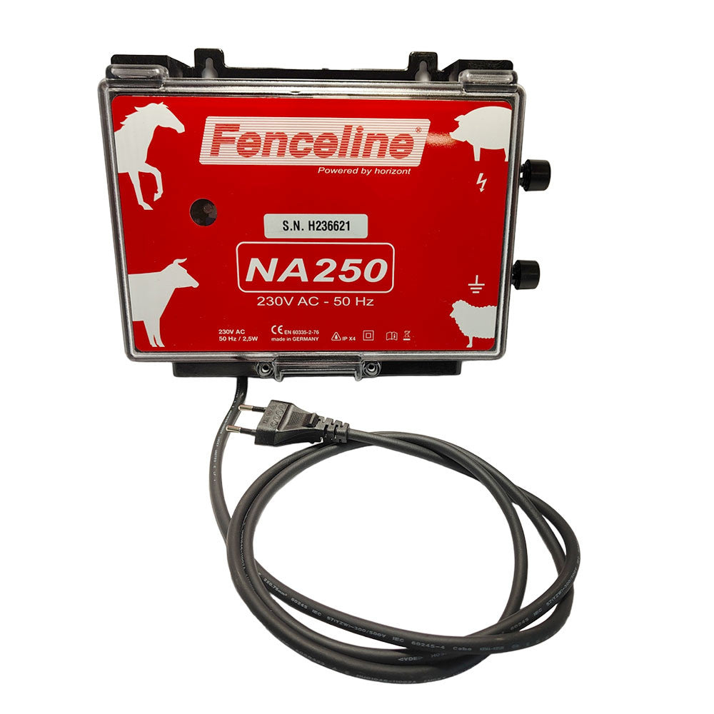 RECINTO A BATTERIA FENCELINE NA250 CON CONNESSIONI LINEA-TERRA