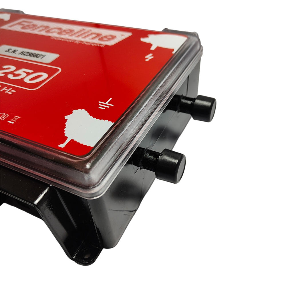 RECINTO A BATTERIA FENCELINE NA250 CON CONNESSIONI LINEA-TERRA