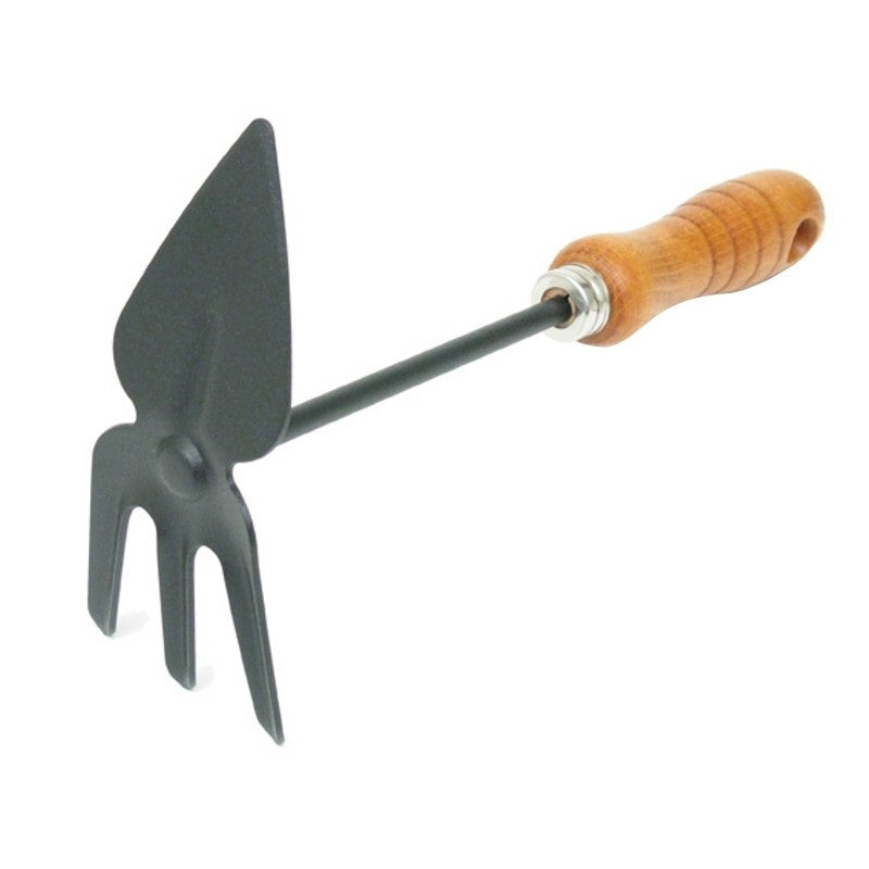 ZAPPETTA LAMA CUORE TRIDENTE CM 30 X 17 MANICO LEGNO