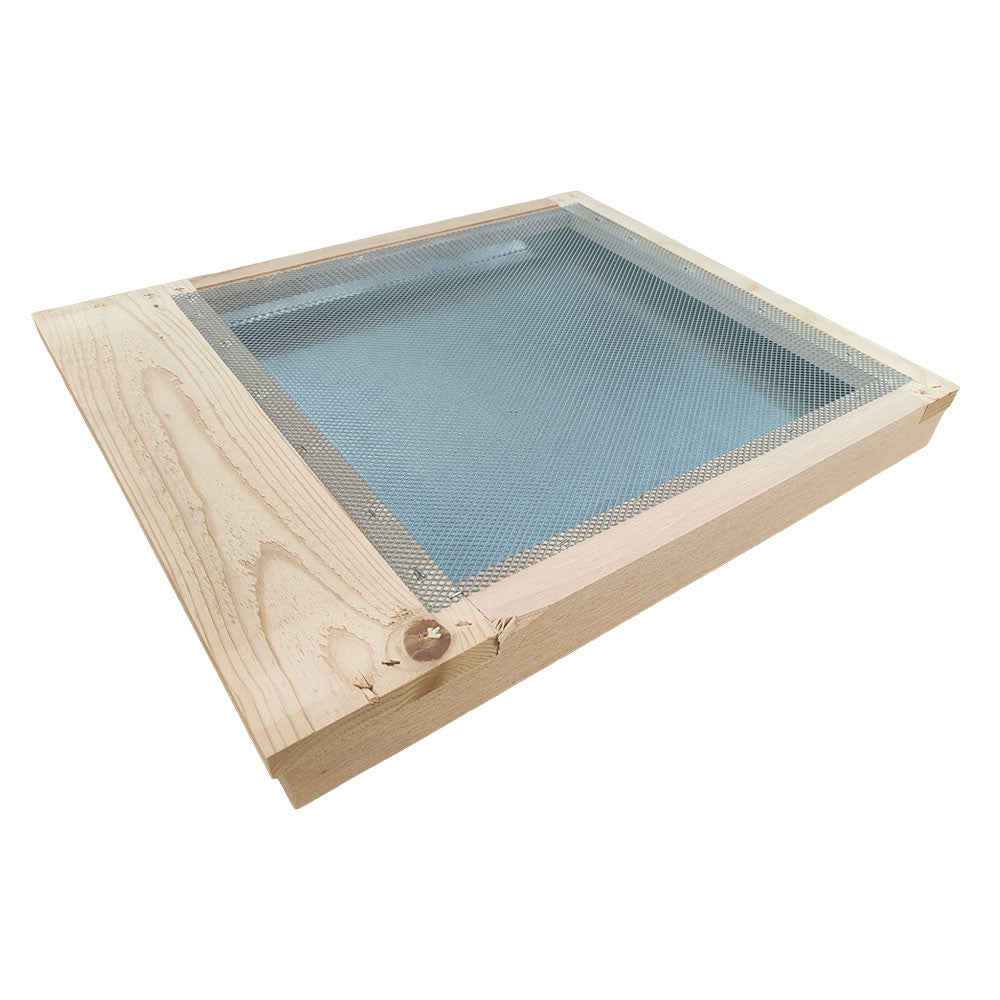 MOVABLE ANTIVARROA BOTTOM WITH MESH FOR 10 FRAME HIVES