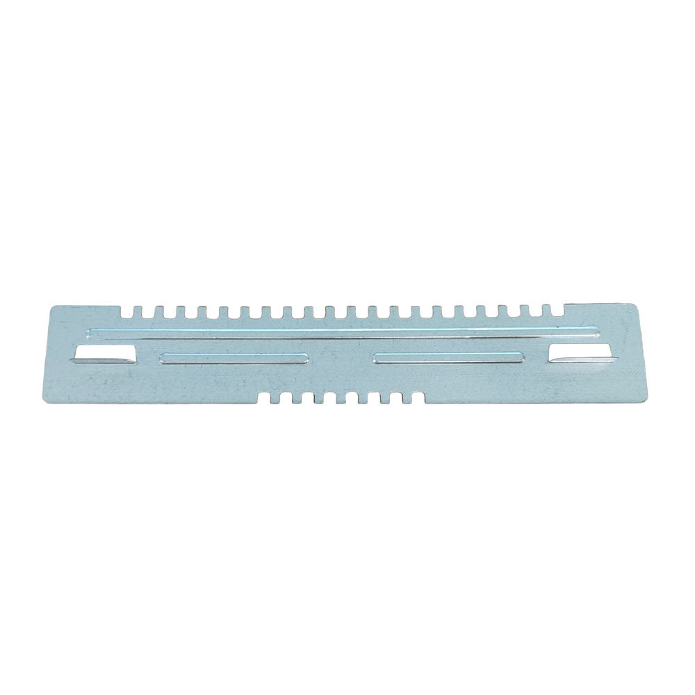 ZINC-COATED DOOR WITH TEETH AND HOLES CM 38