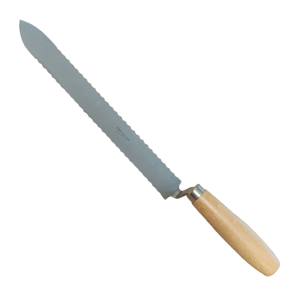 COLTELLO DISOPERCOLATORE INOX SEGHETTATO CM 28
