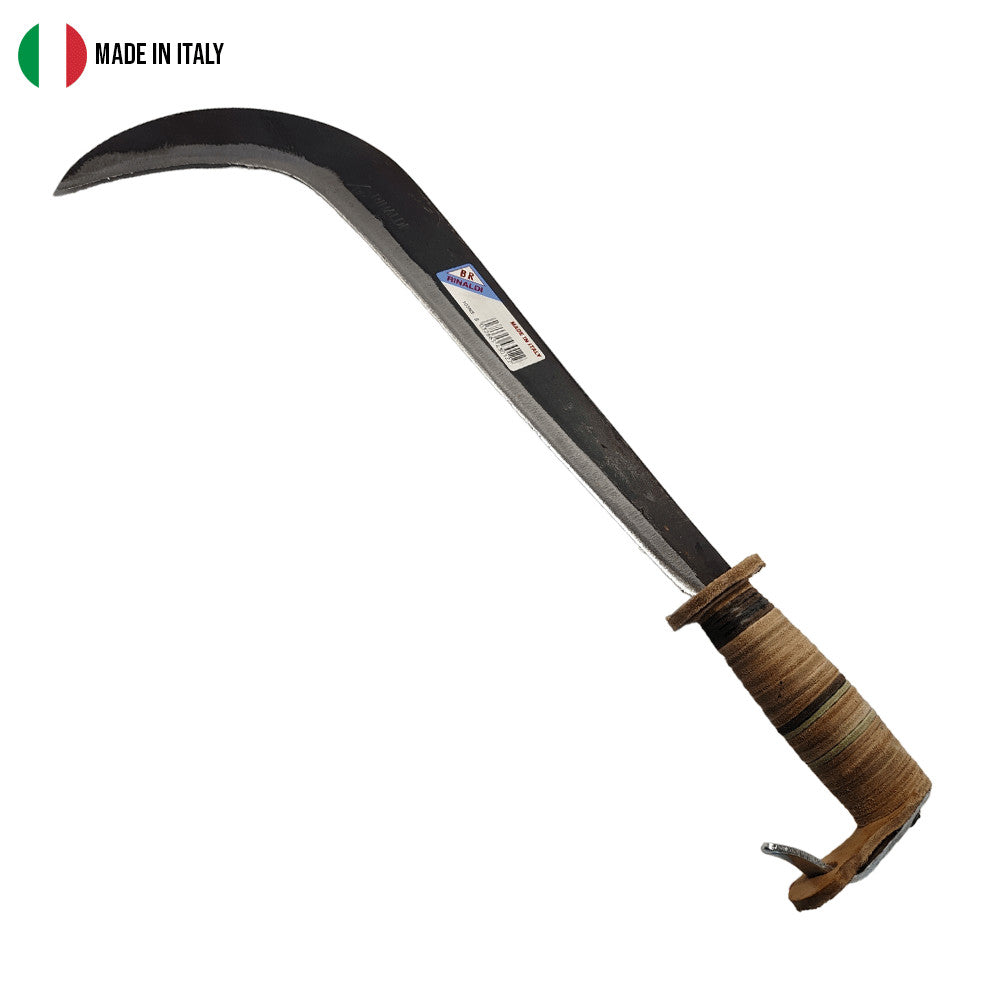 RONCOLA "BERGAMO" STRETTA N. 5 MANICO CUOIO