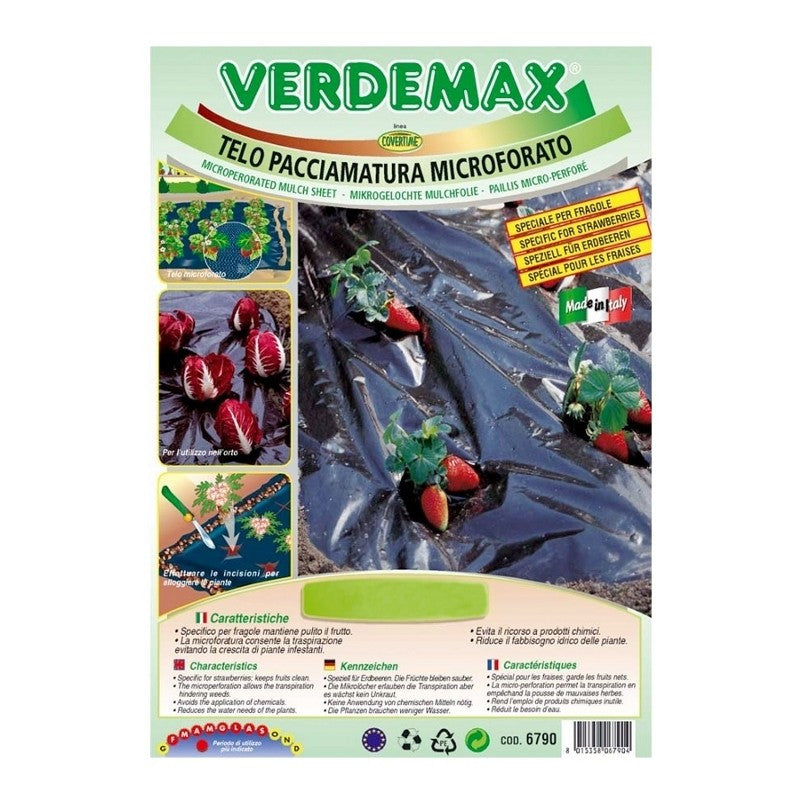 TELO PACCIAMATURA PE MICROFORATO MT 1,5x10
