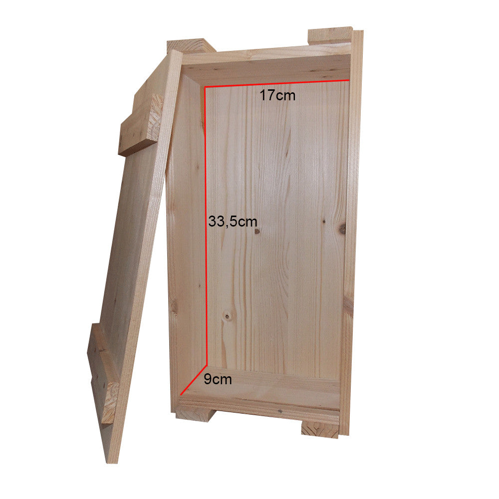 VALIGETTA LEGNO 2 BOTTIGLIE MASSELLO DA INCHIODARE