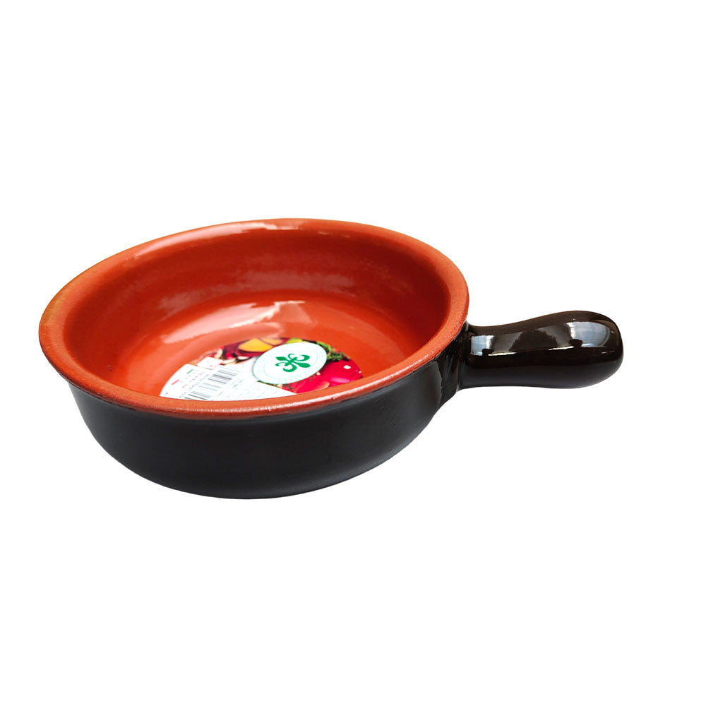 CASSERUOLA 1 MANICO CM 16 MARRONE SENZA COPERCHIO