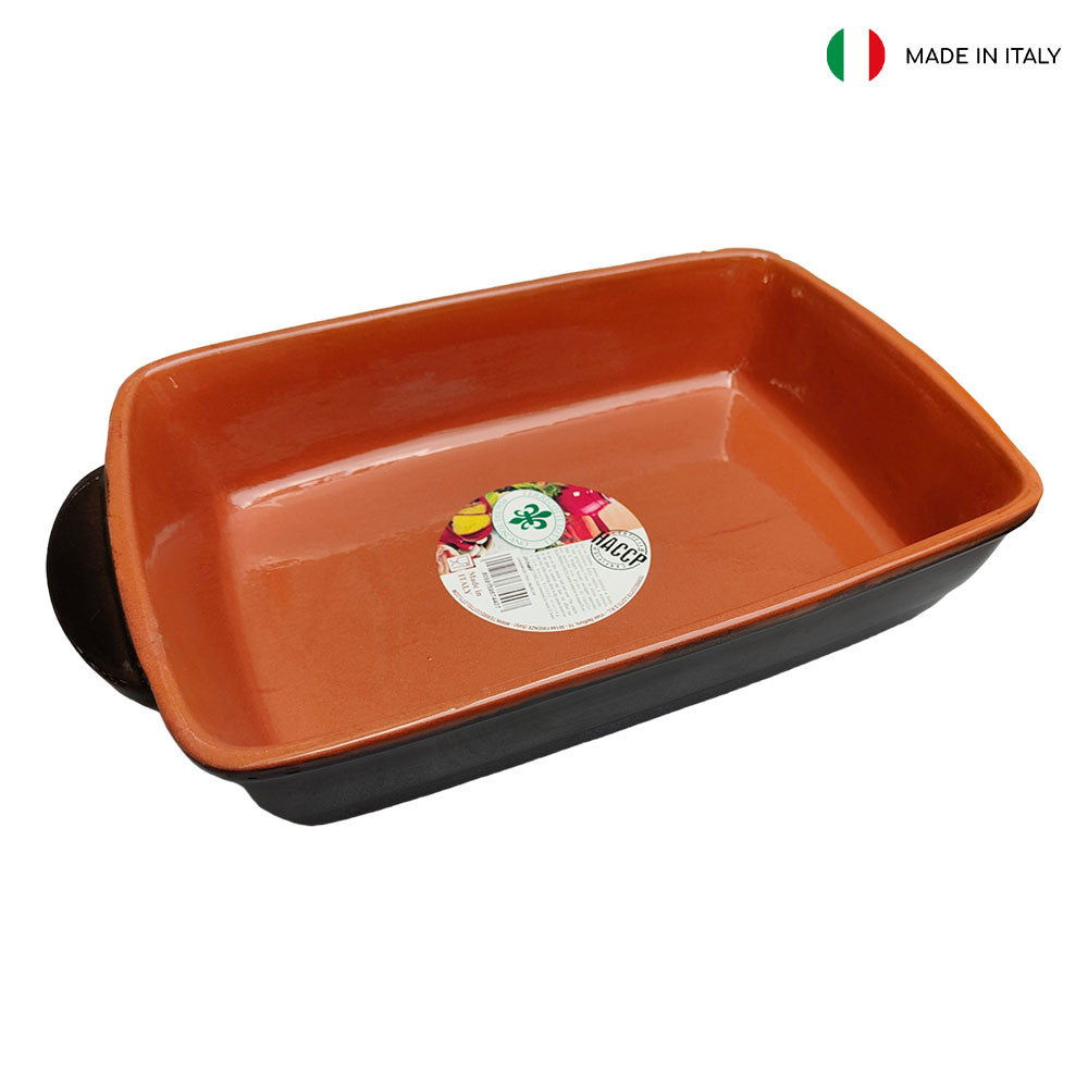 TEGLIA LASAGNA CM 25X15 MARRONE