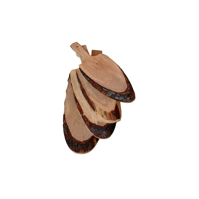 TAGLIERE ONTANO CON CORTECCIA CM.37x14x2h