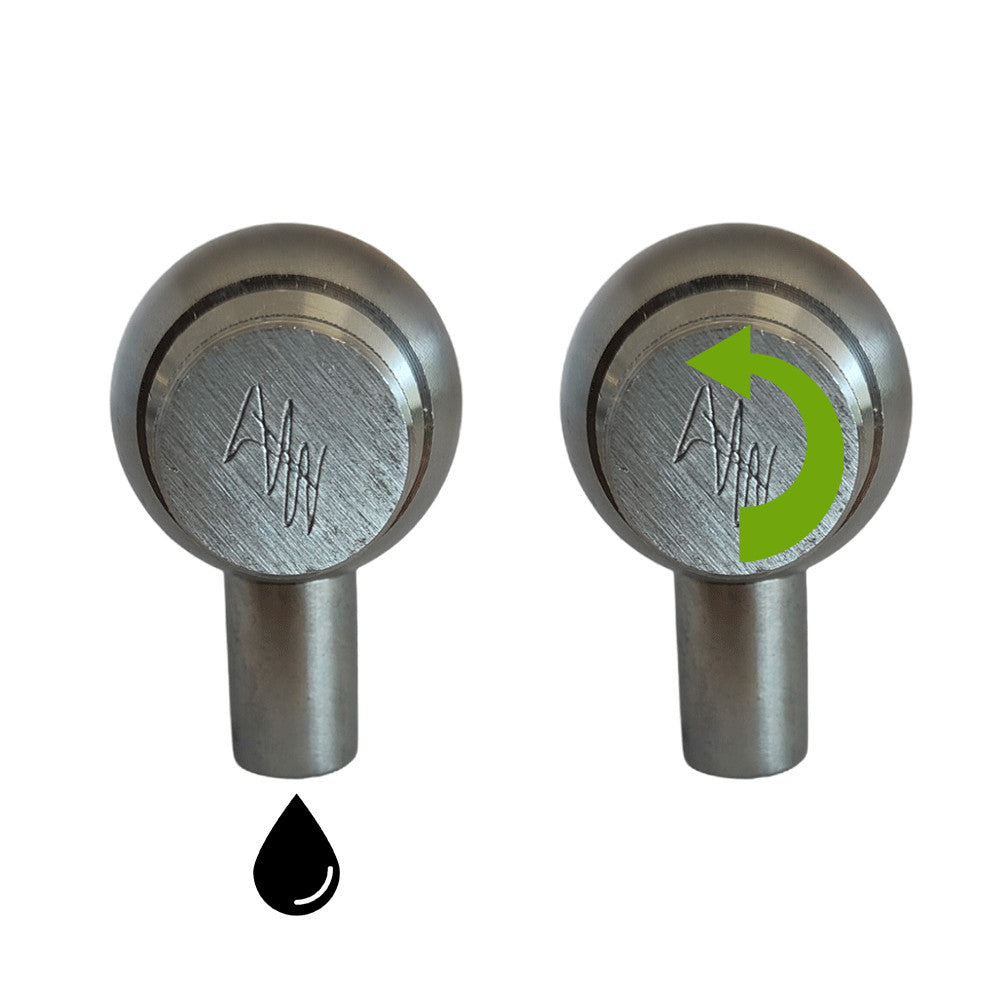 RUBINETTO INOX SALVAGOCCIA A VITE 1/2"