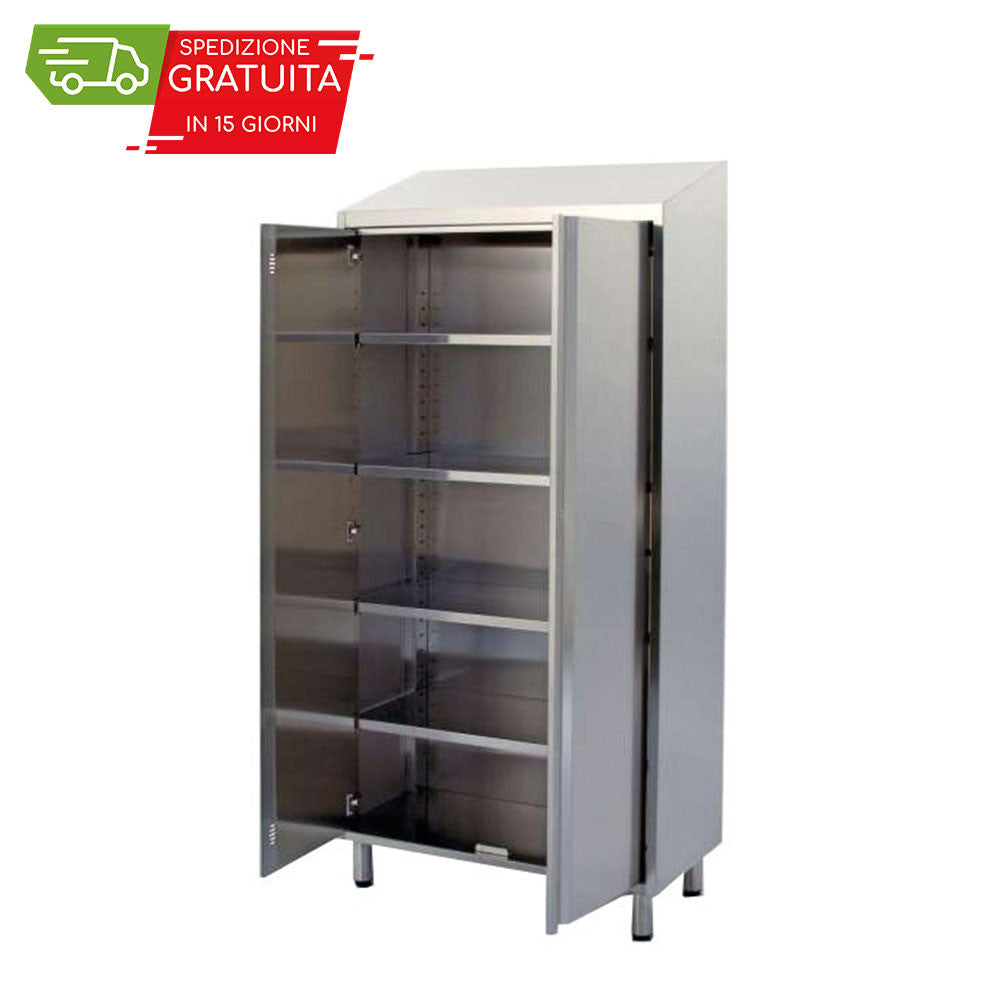 MULTIFUNKTIONS-SCHRANK 2 FLÜGEL MIT REGAL 1000x500x2150h