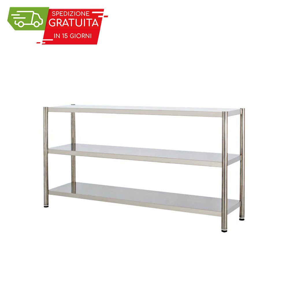 SCAFFALI 3 PIANI CON PIEDINI 1150x498x1459h