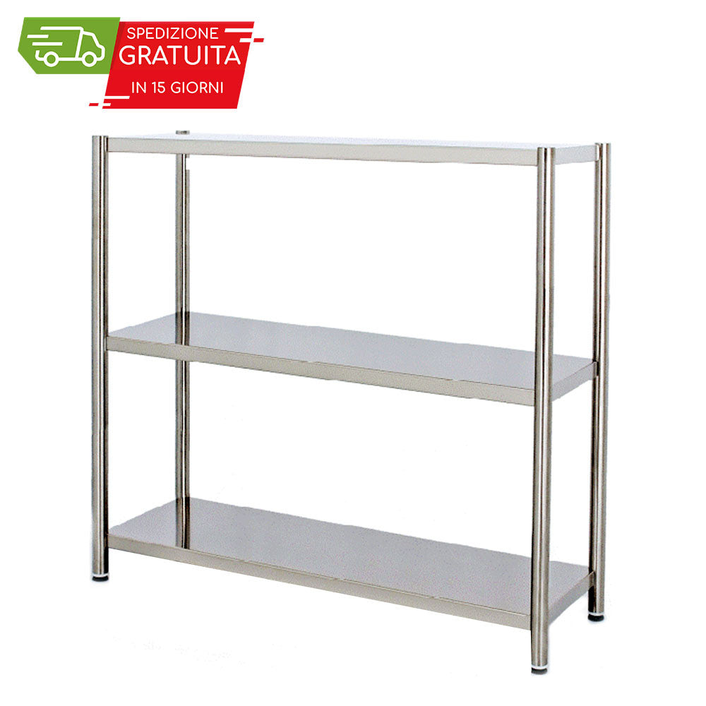 SCAFFALI 3 PIANI CON PIEDINI 700x498x1459h