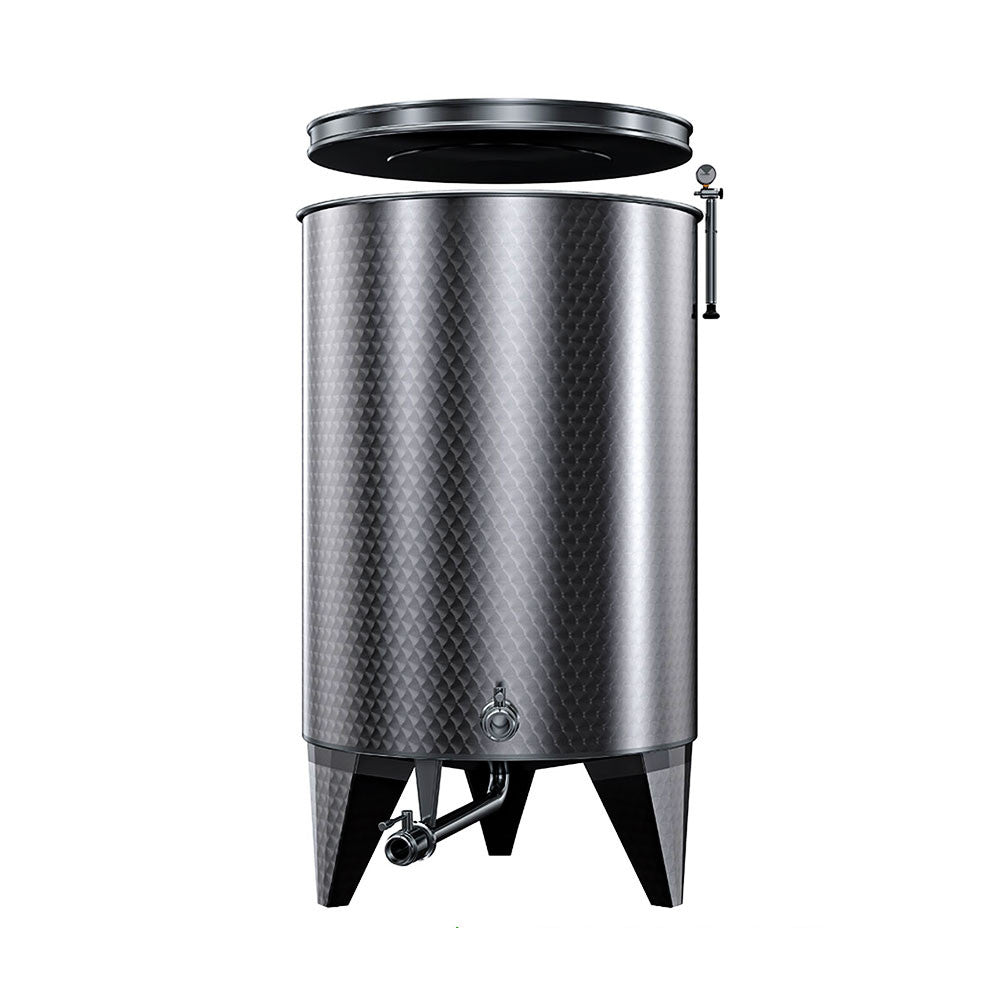 SERBATOIO INOX SEMPREPIENO AD ARIA LT 300 FONDO CONICO
