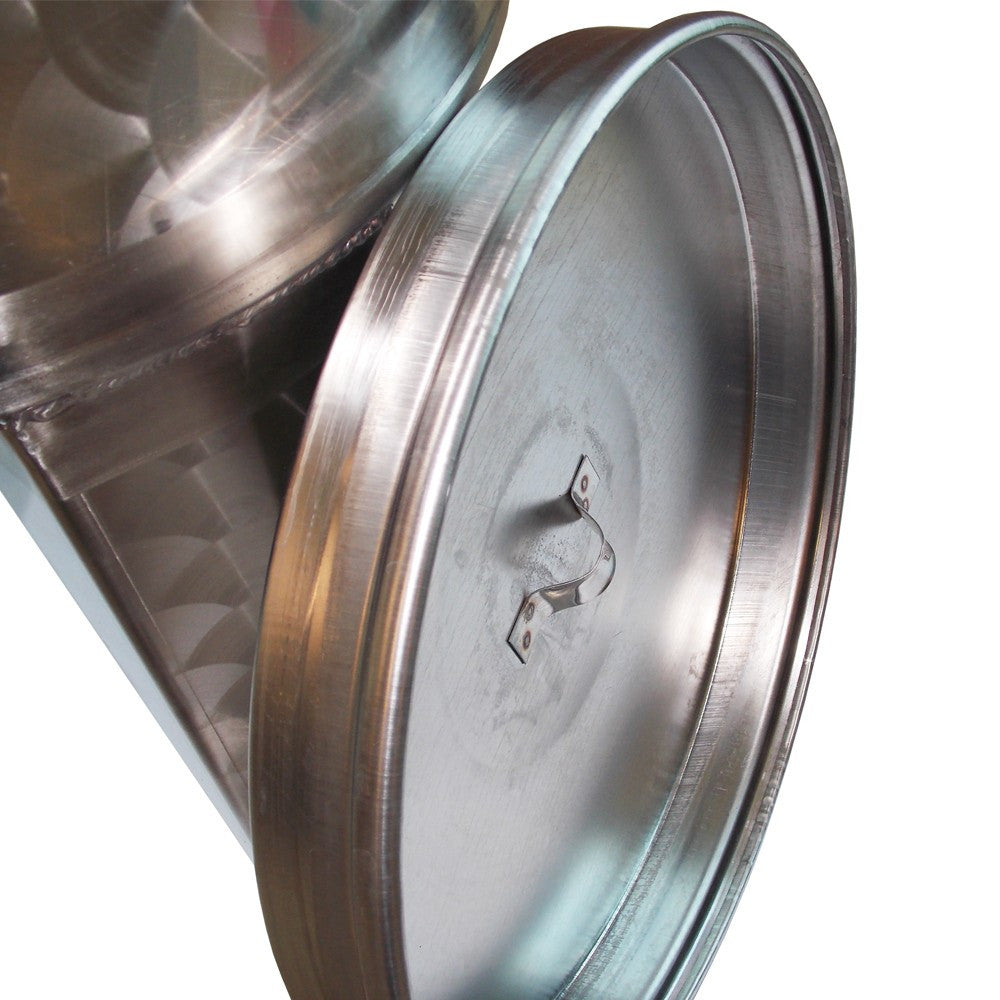 SERBATOIO INOX SEMPREPIENO AD OLIO LT 500 FONDO PIANO