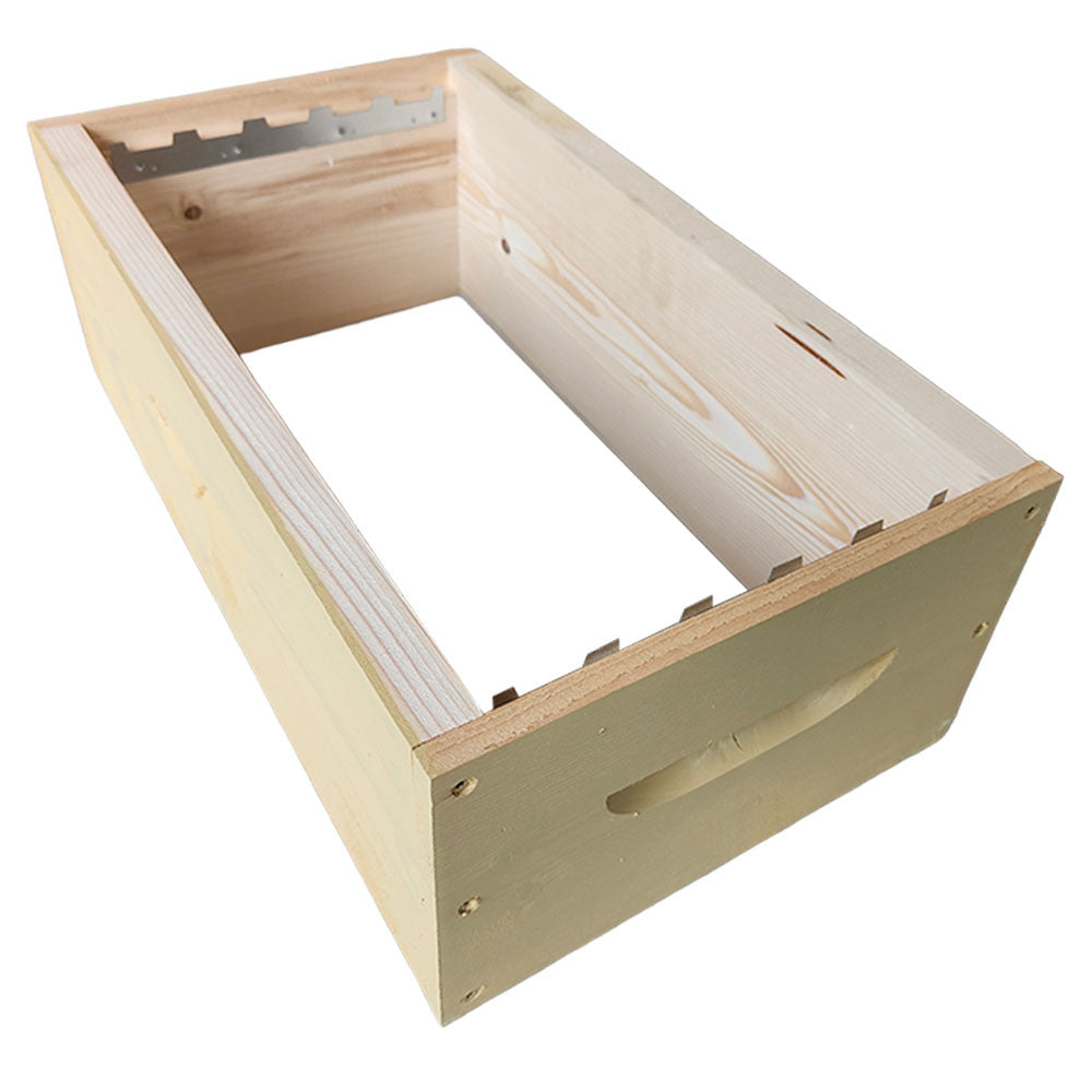 NAILED HONEY SUPER FOR 6 FRAME BEEHIVE PAINTED
