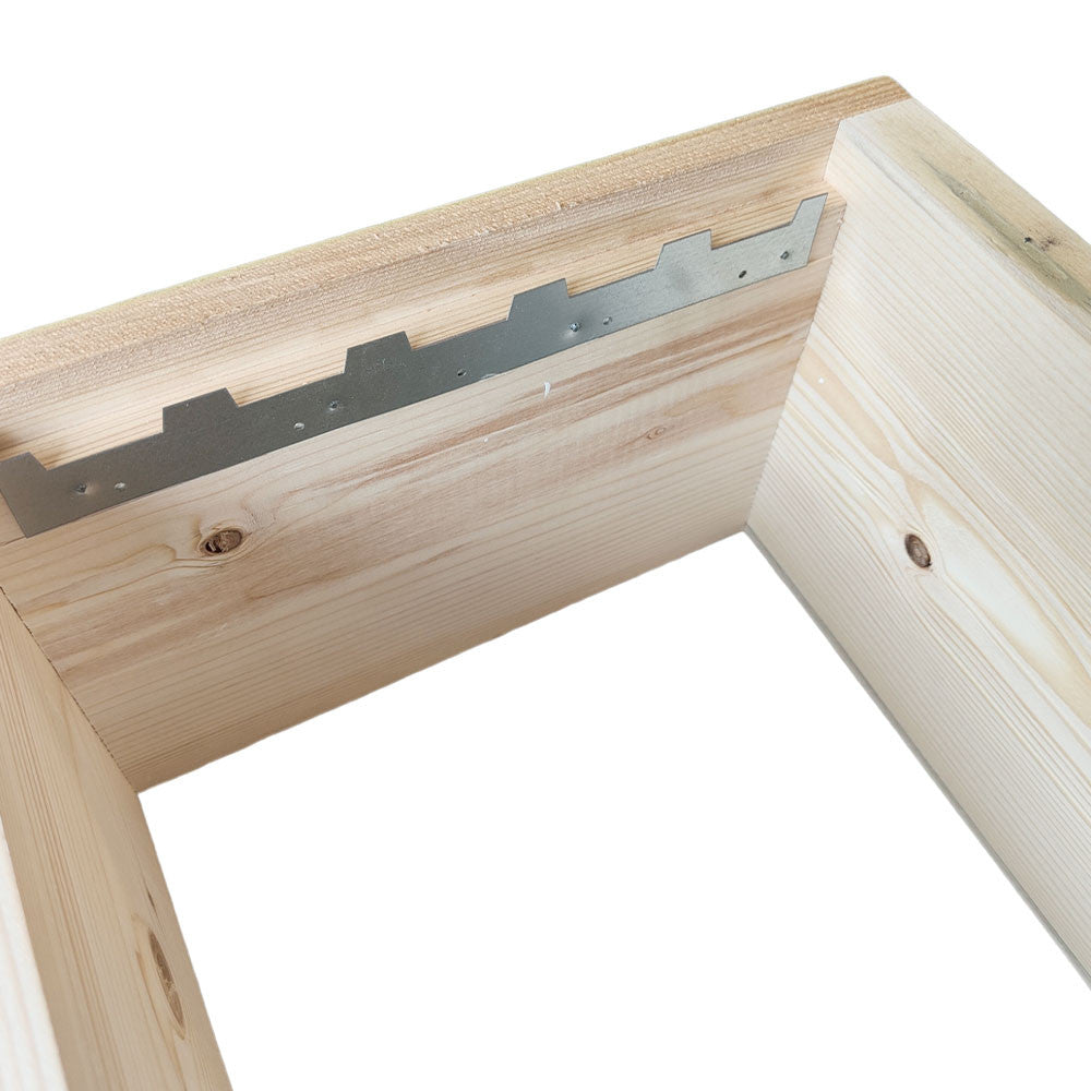 NAILED HONEY SUPER FOR 6 FRAME BEEHIVE PAINTED