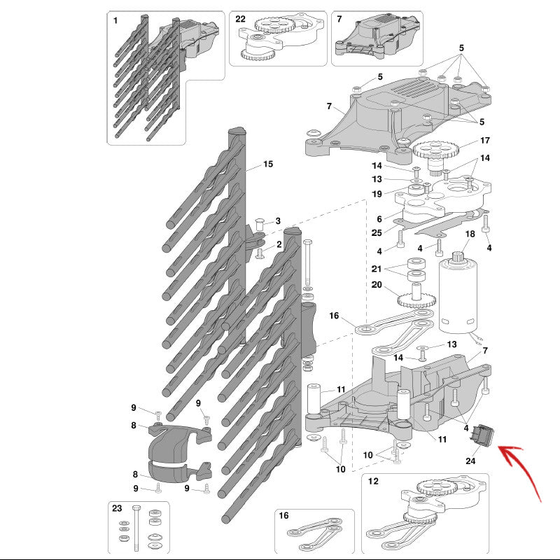 INTERUPTEUR DE REMPLACEMENT POUR OLIVAR/FALCON (5444057)