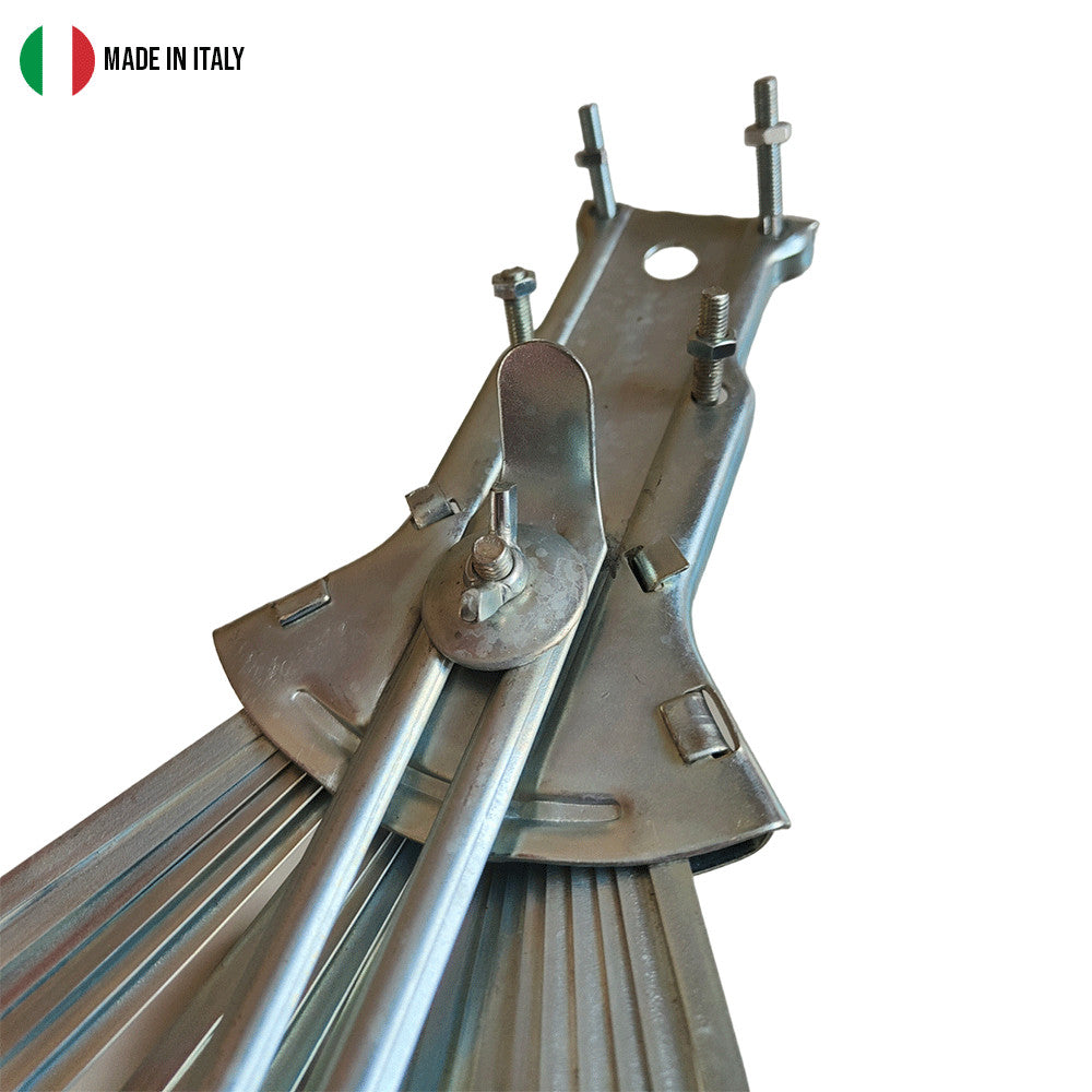 ADJUSTABLE IRON RAKE WITH 22 TEETH