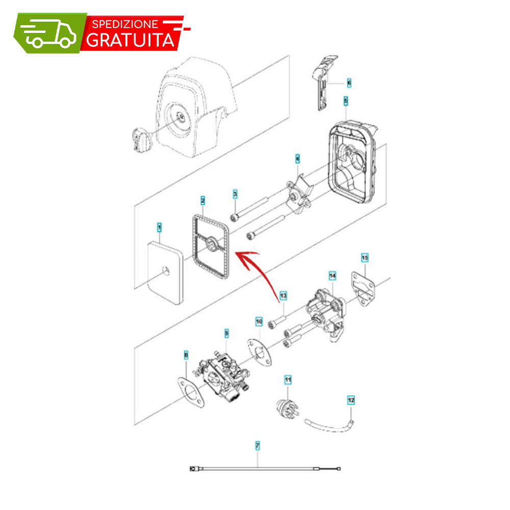 FILTRO ARIA HUSQVARNA 525LK - 525RJX