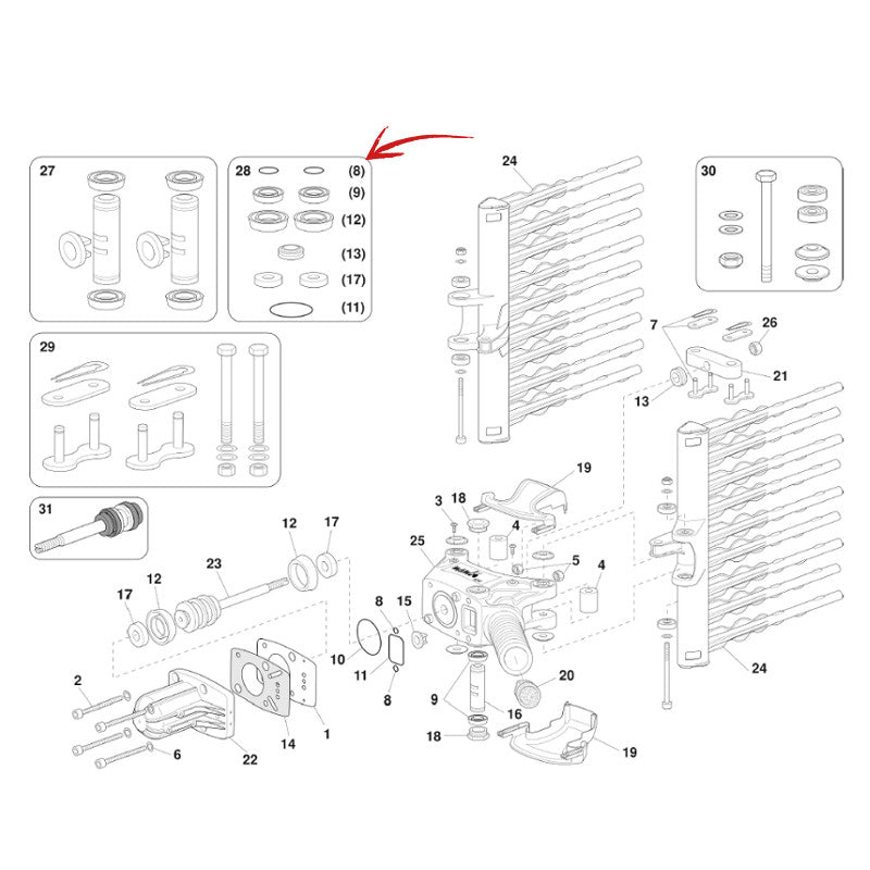 MAMBO LIGHT GASKETS (2060035)