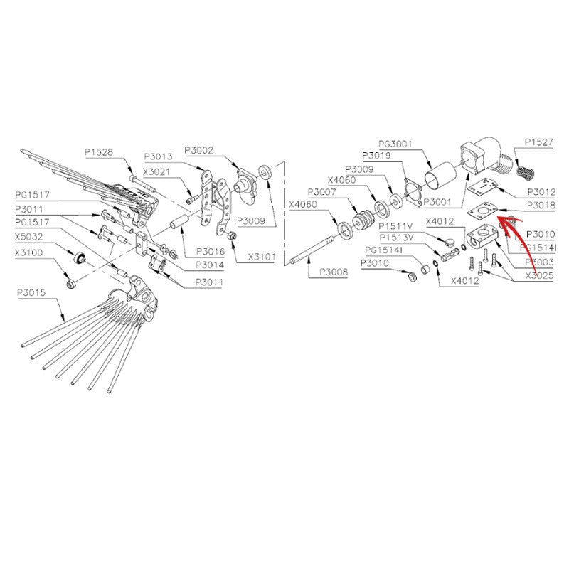 GUARNIZIONE DISTRIBUTORE V8 TITANIUM/TURBO (P3018)