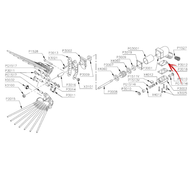 V8 TITANIUM/TURBO DISTRIBUTOR PLATE (P3012)